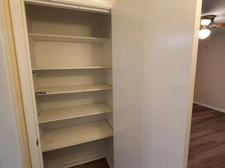 Hall storage closet