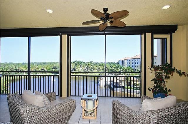 Yep, this is your tranquil water & fountain view!