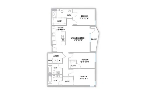 Floor plan Vincent
