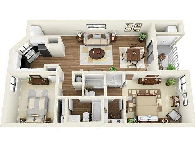 Floor plan B2