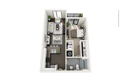 Floor plan Highrise A6
