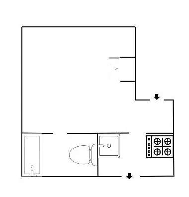 Floor plan Studio