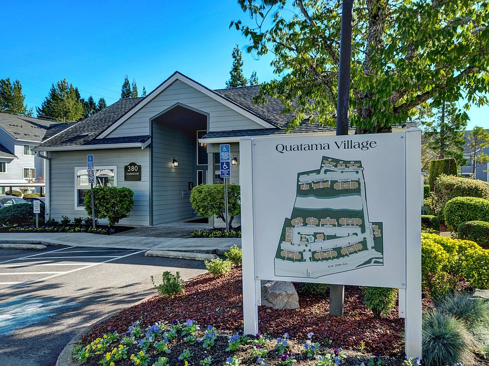 Community Map and clubhouse Aloha Oregon Quatama Village Apartments
