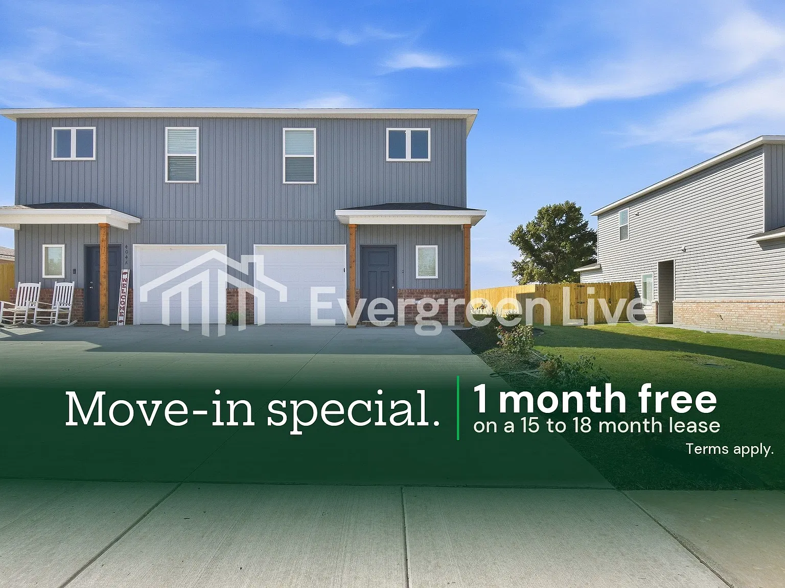3 bed, 2.5 bath, 1599 sqft, $1,325 — Photo 1