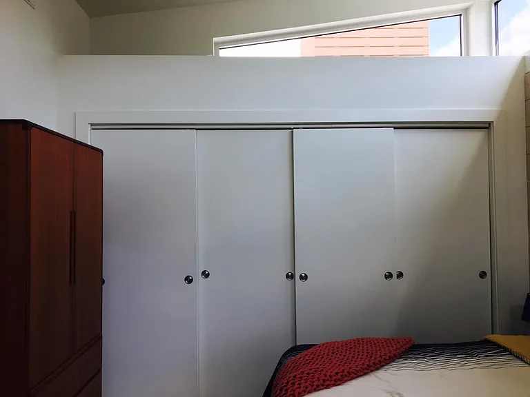 closet space in second bedroom