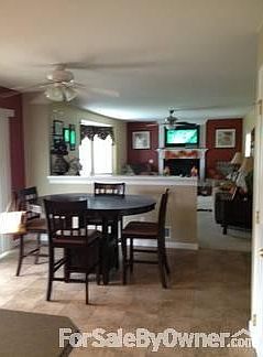 Kitchen overlooking the family room