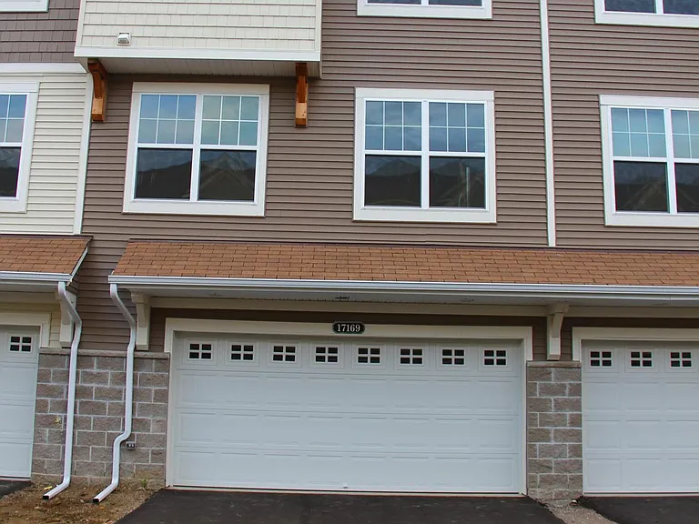 Garage door view