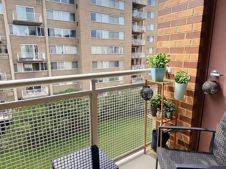 Private balcony