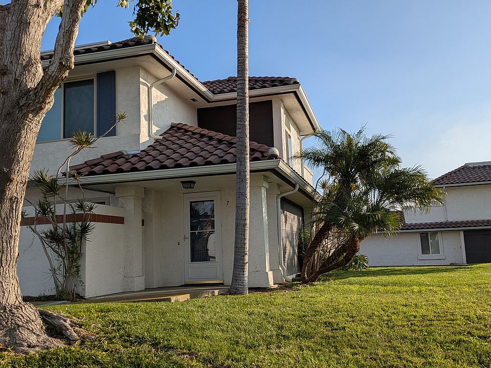 The front door and grass area
