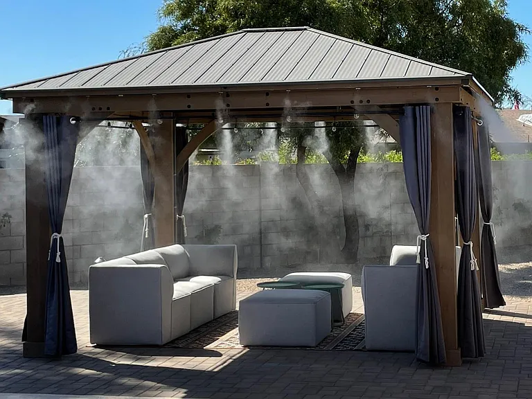 Misters to keep you cool