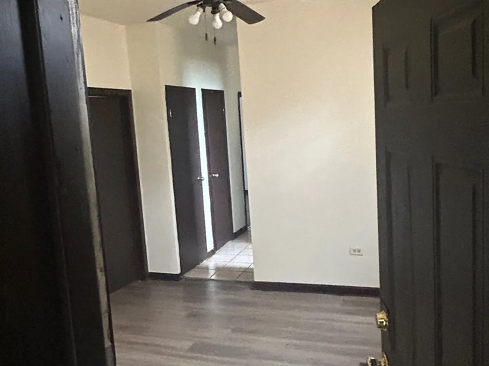 Livingroom with ceiling fan