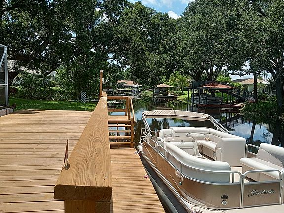 Backyard dock