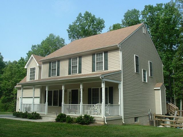 Full 8 ft. front porch