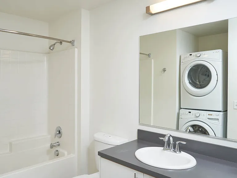 Bathroom and In-home washer and Dryer