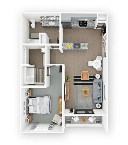 Floor plan The Woodfin