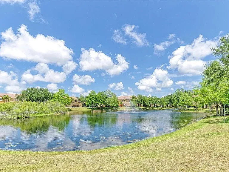 Lake next to condo