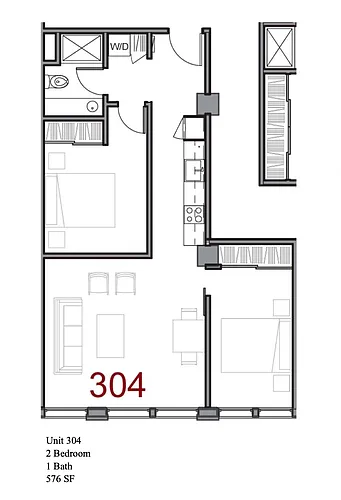 Floor plan 2BR