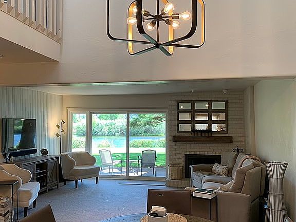 Living and dining rooms