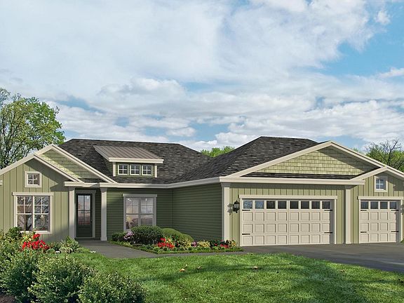3 car front entry garage. LE LE II elevations are available in select Landmark 24 communities.