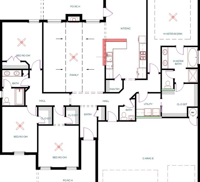 Garage right floor plan shown