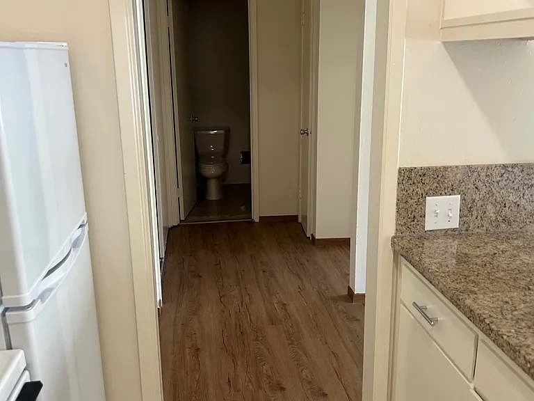 Entry hall view from kitchen