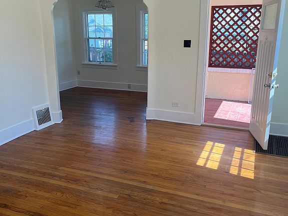 Living room going into dining area