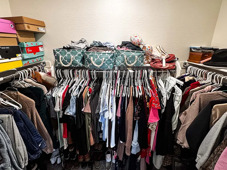 master walk-in closet
