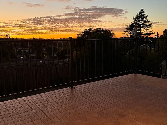 Sunset patio view