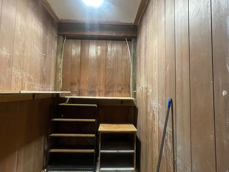 Big Storage inside the house on 9 foot ceiling.