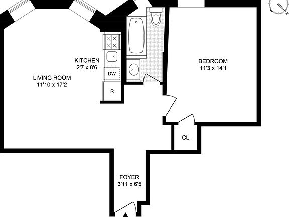 2nd image of 60 W 76th St APT 2D