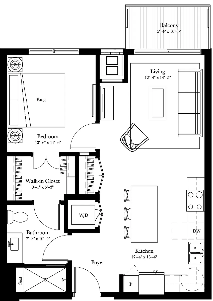 Floor plan Signature Lupine (A15.2s)