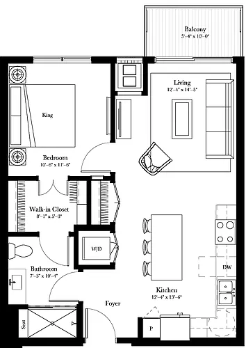 Floor plan Signature Lupine (A15.2s)