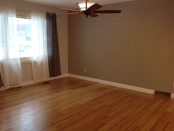 Living room, bamboo flooring