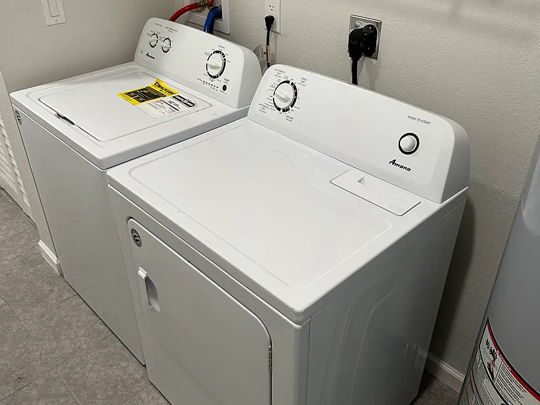 Separate Full-Size Laundry Room