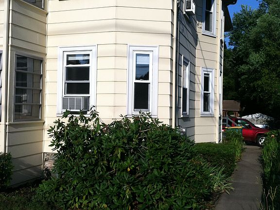 front of apartment house