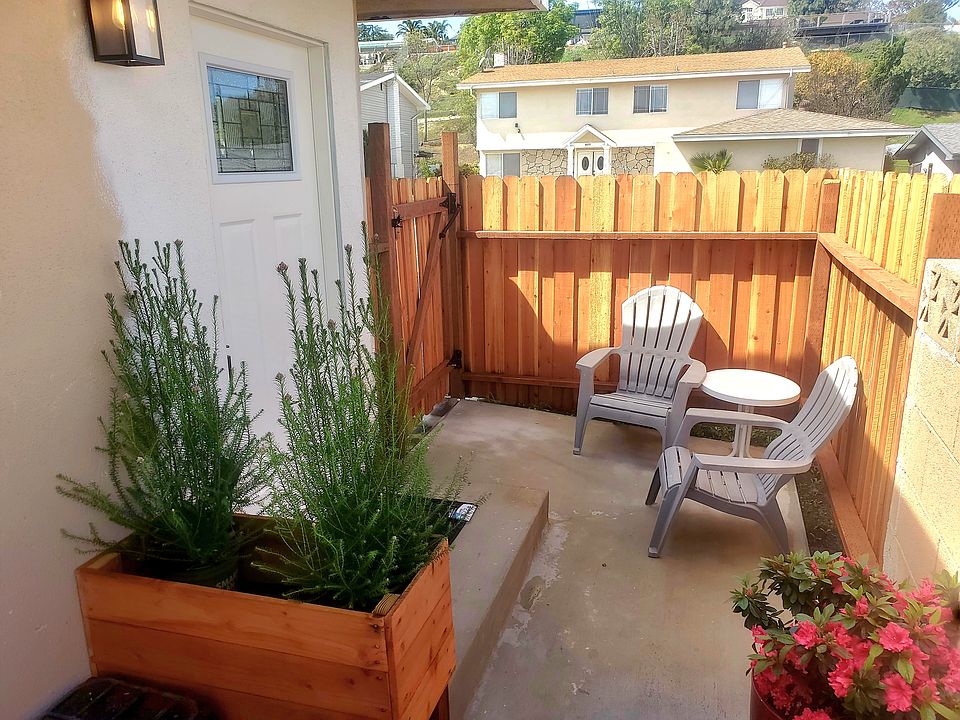 Private patio