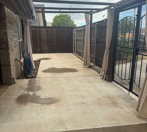 Iron Gate Entry and Patio