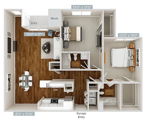 Floor plan B5G-P