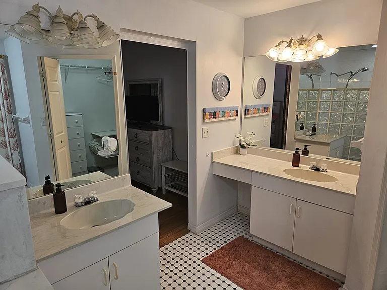 His and Her vanities