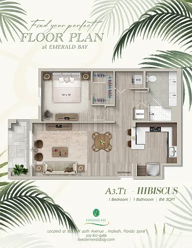Floor plan Hibiscus