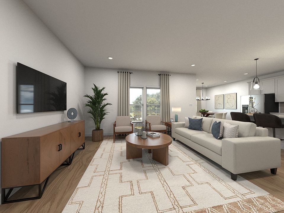 Virtually Staged Living Room