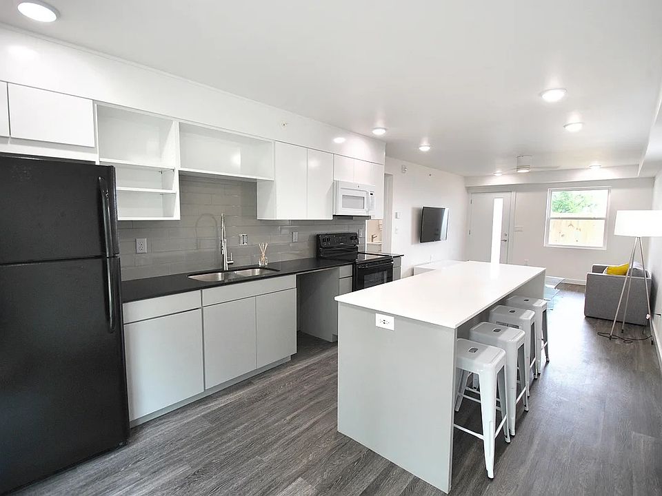 Sleek kitchen with tons of storage
