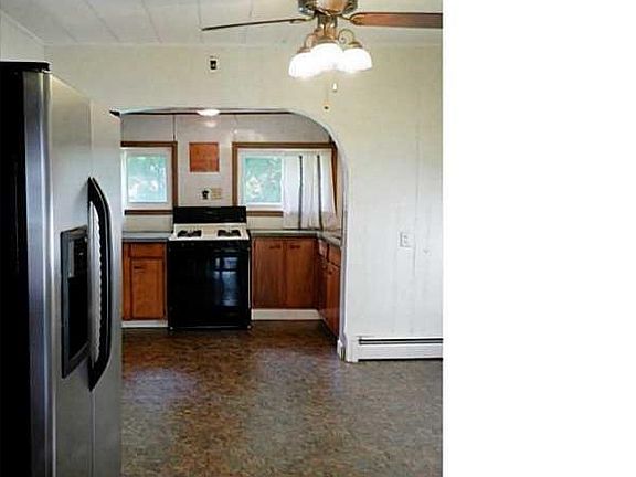 Kitchen. The family room is nestled off of the large eat-in kitchen
