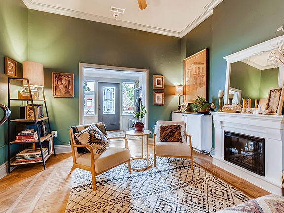 Fresh paint, fireplace, built ins, newer fan. Updated 2019.