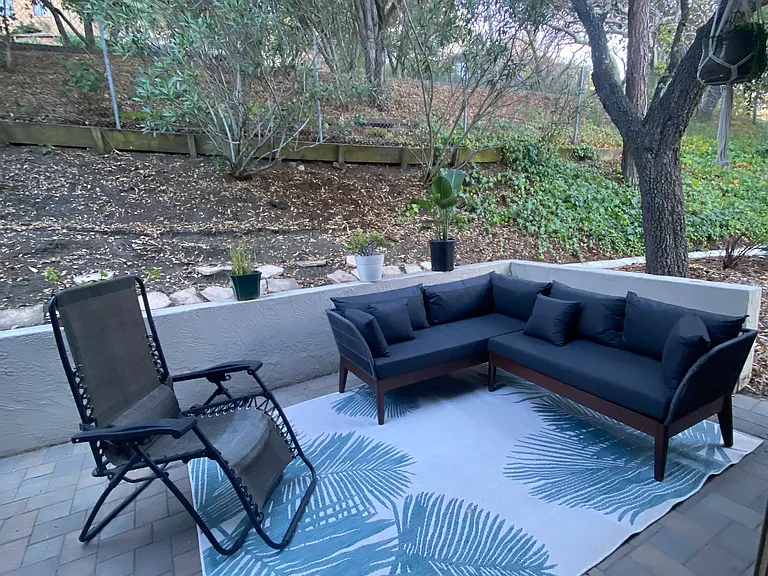 Large lovely back patio