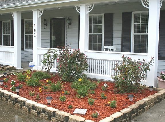 Raised flower beds...