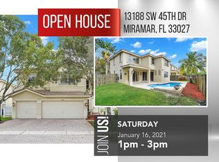 13188 SW 45th Dr, Miramar, FL 33027