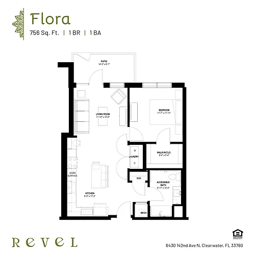 Floor plan Flora