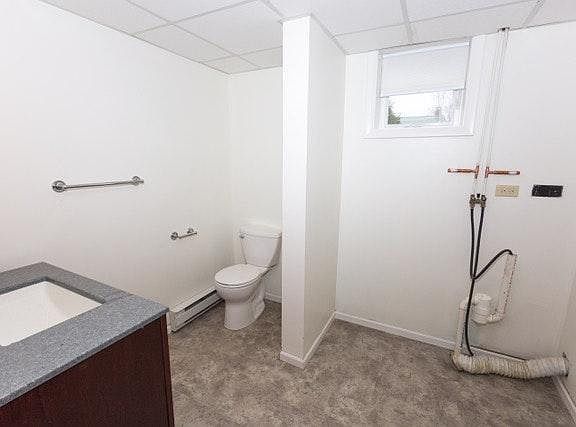 Lower Level Bathroom/Washer Dryer Hookup