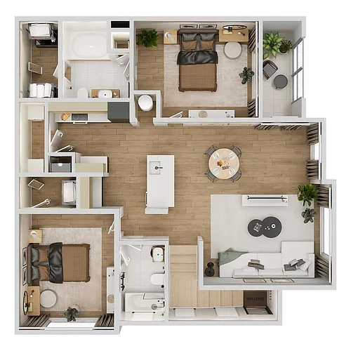 Floor plan The Charleston